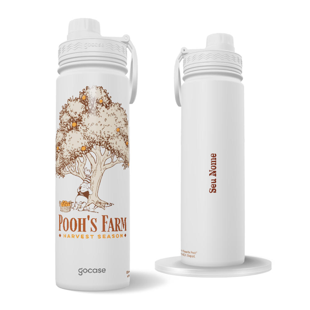 Garrafa Térmica Fresh + Ebook - Pooh's Farm