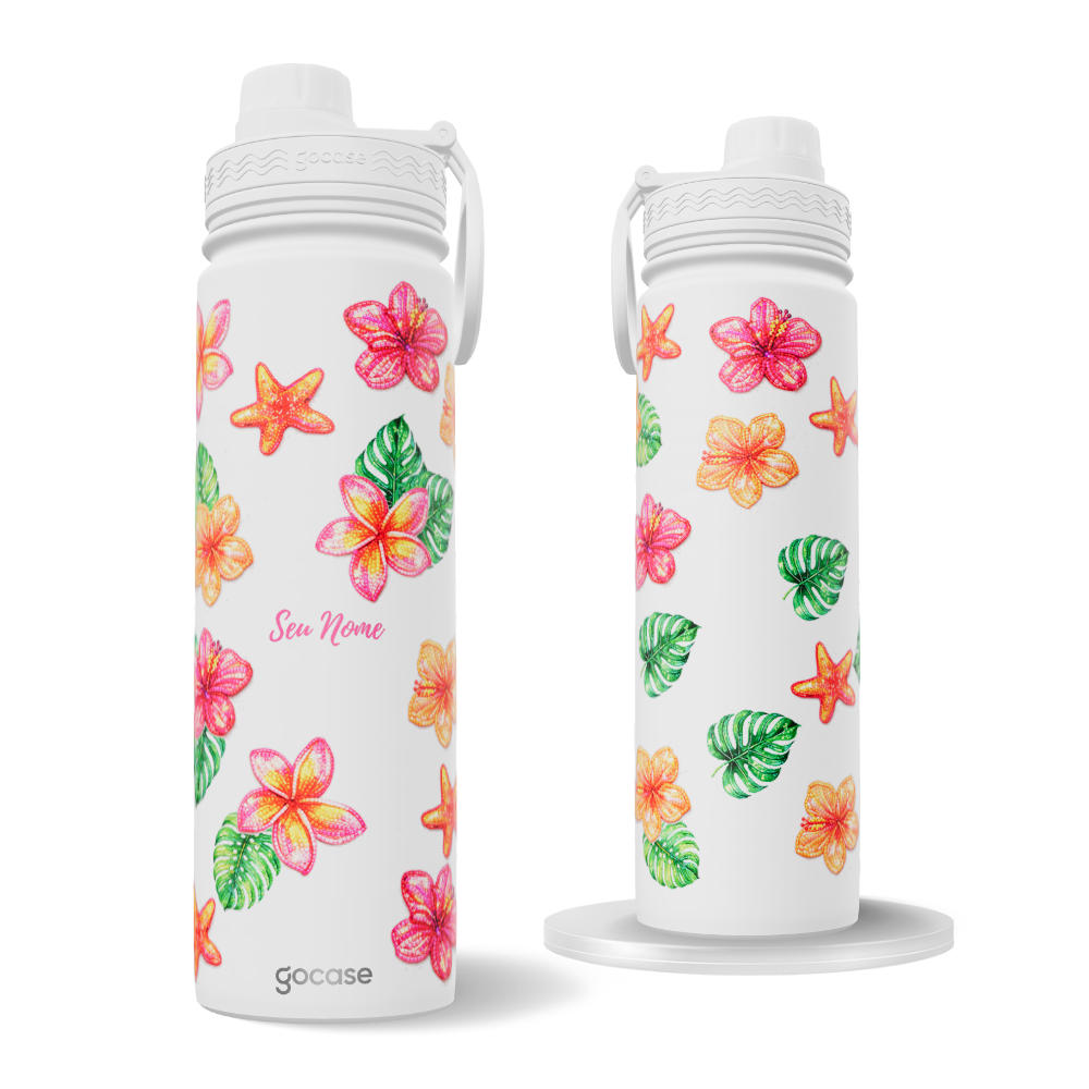 Garrafa Térmica Fresh + Ebook - Tropical Cravejado