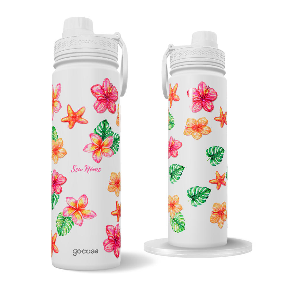 Garrafa Térmica Fresh + Ebook - Tropical Cravejado