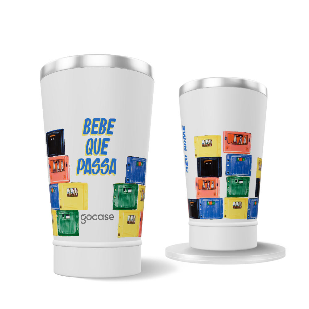 Copo Térmico + Ebook - Bebe que passa