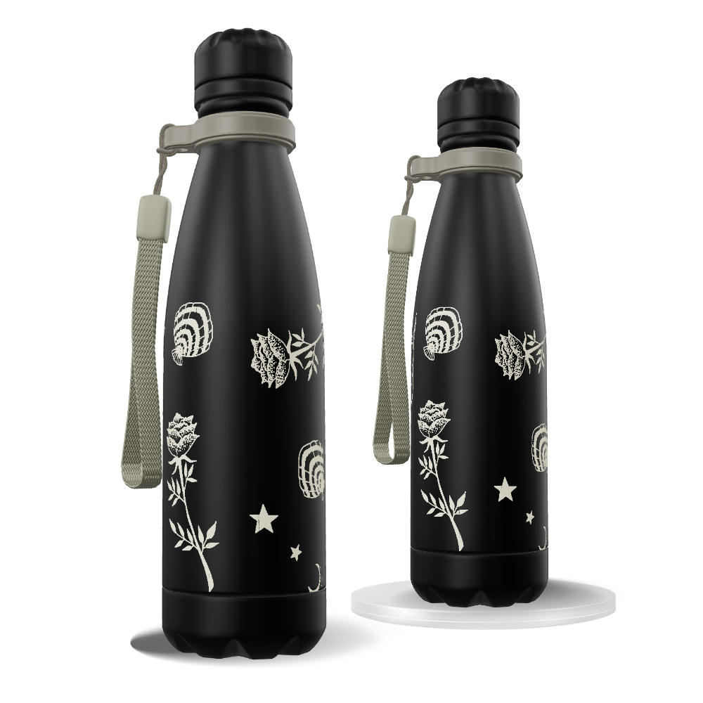 Garrafa Térmica Urban + Ebook - Iemanjá - Fé no Mar - Azul