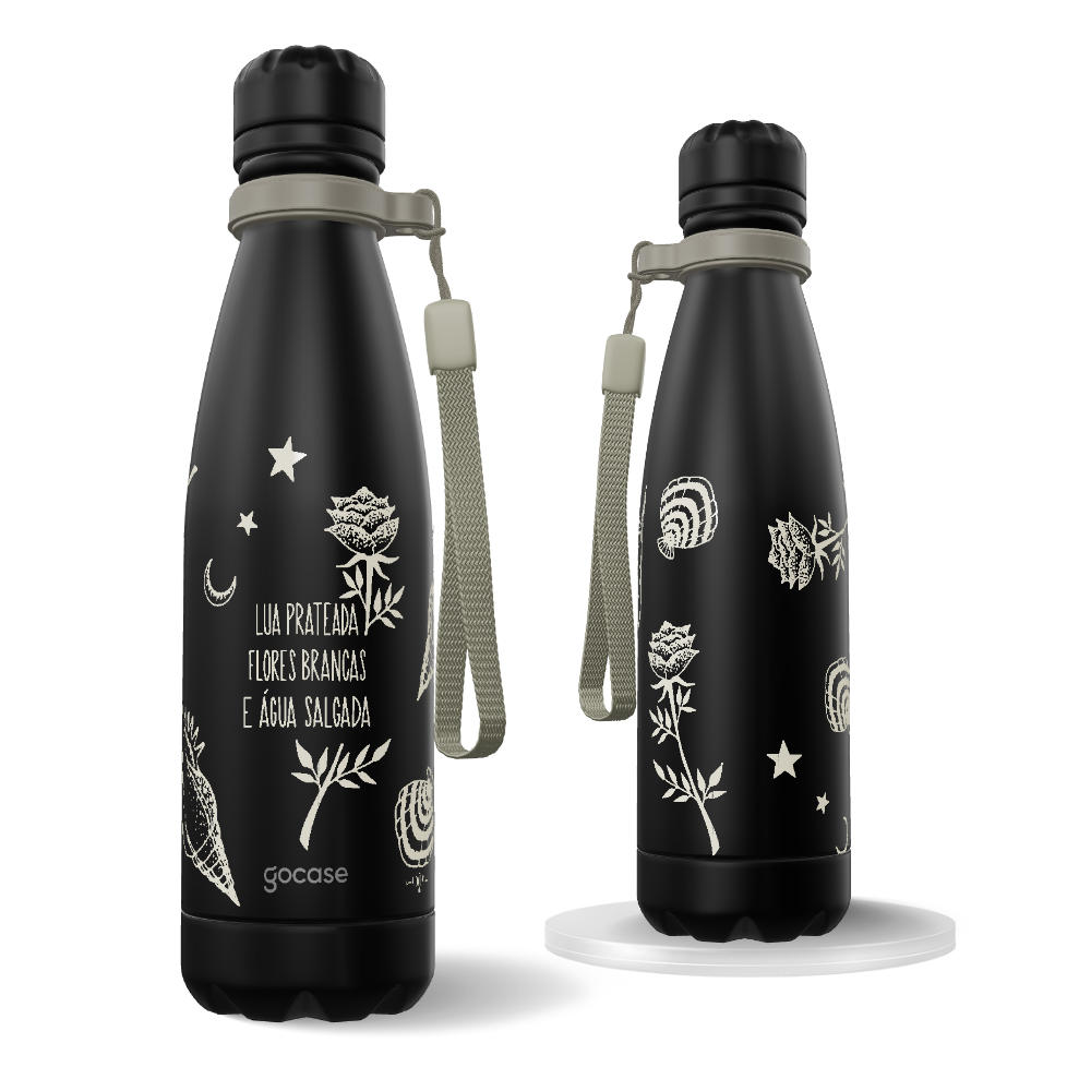 Garrafa Térmica Urban - Iemanjá - Fé no Mar - Azul