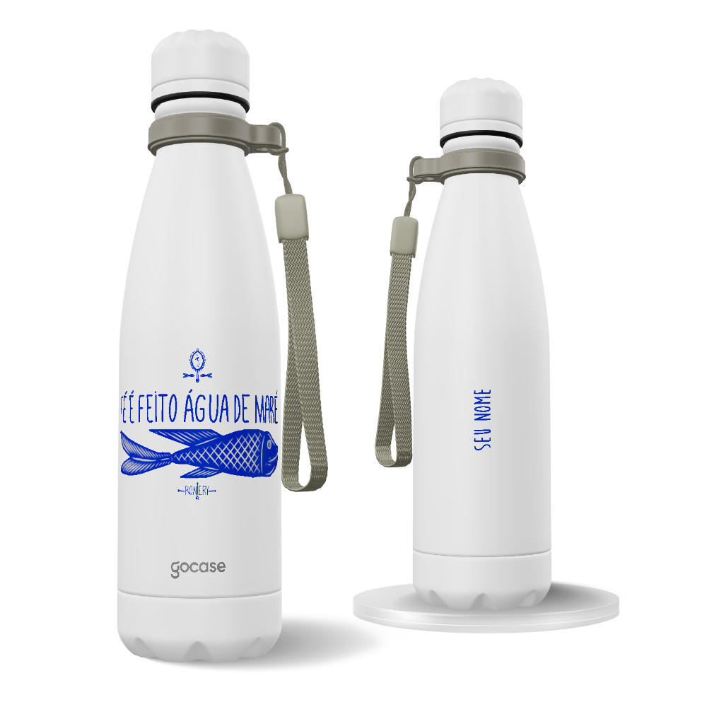 Garrafa Térmica Urban + Ebook - Fé feito Água