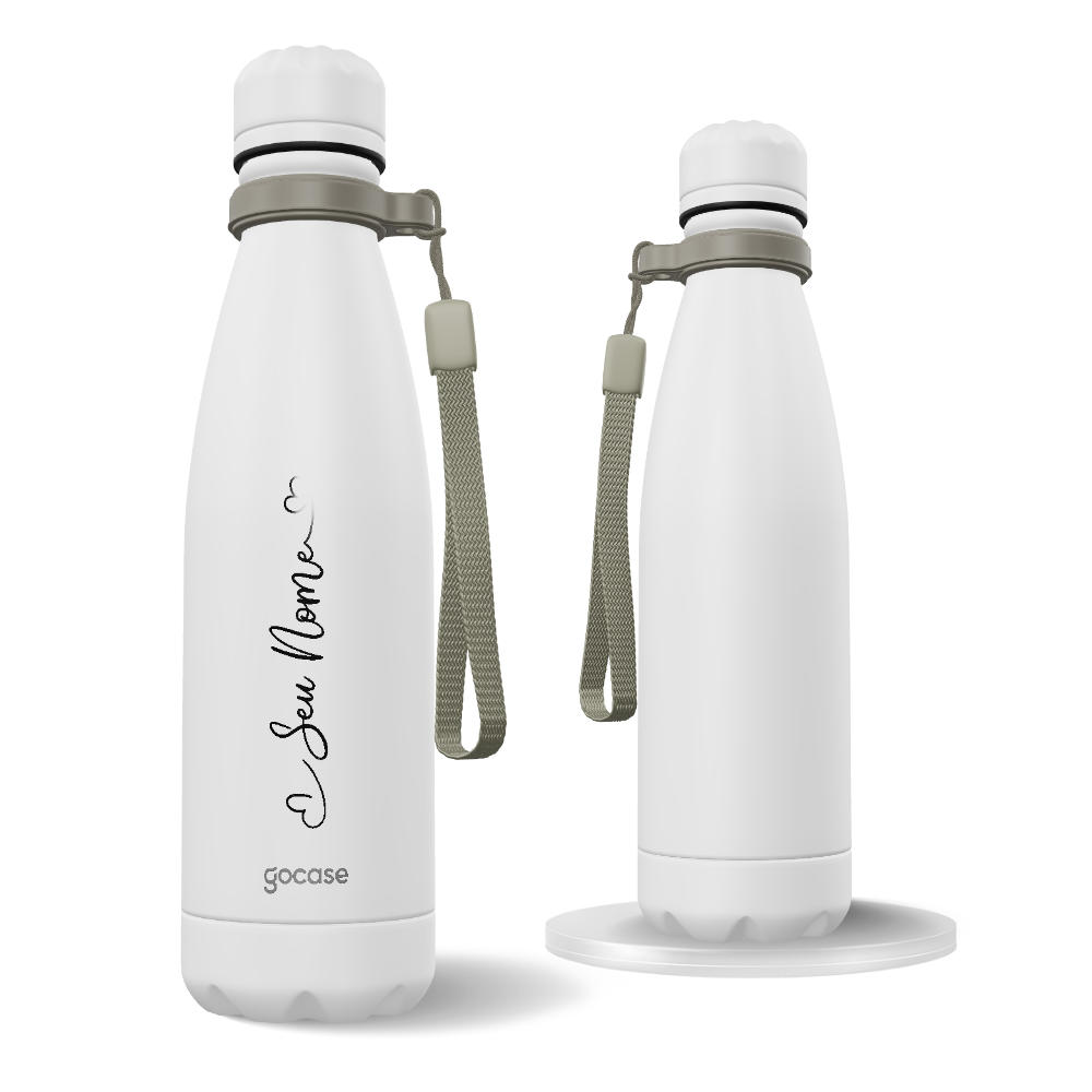 Garrafa Térmica Urban + Ebook - Nome Cute