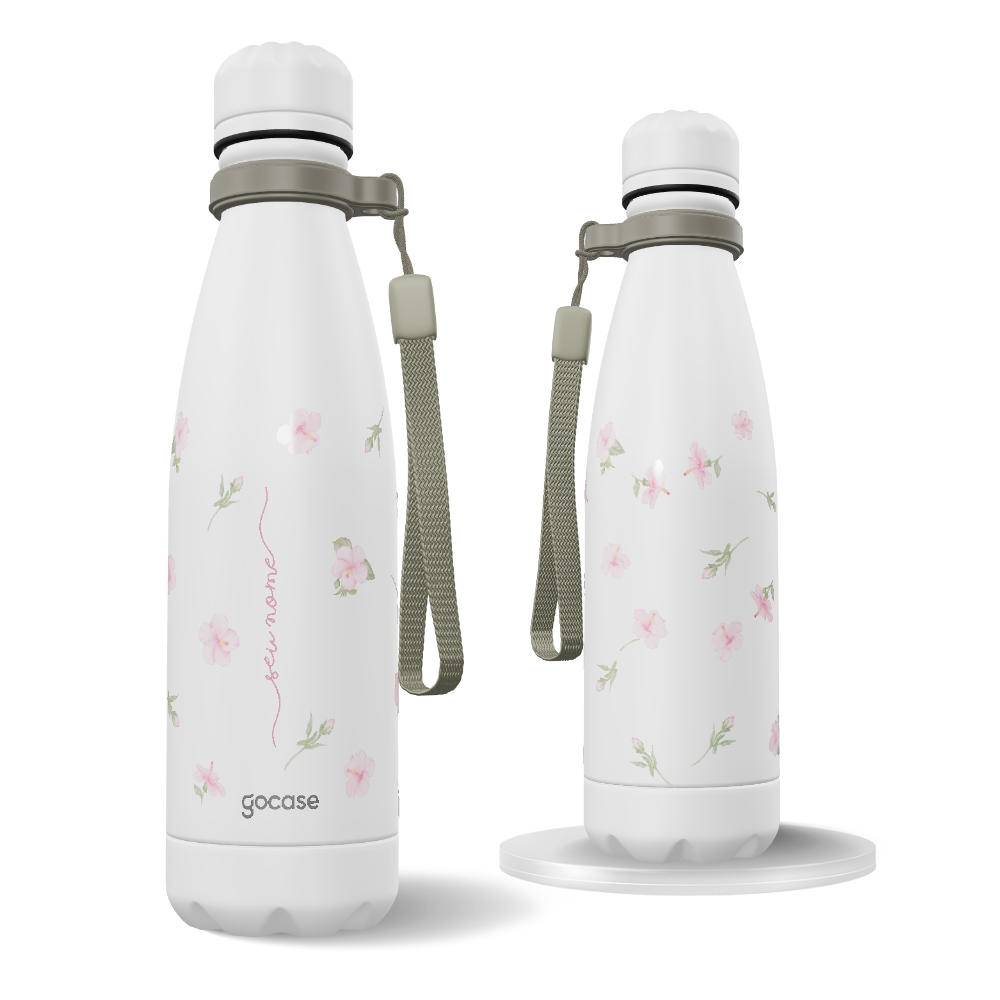 Garrafa Térmica Urban + Ebook - Teeny Tiny Flowers