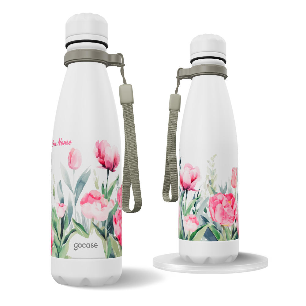 Garrafa Térmica Urban - Tulips And Flowers