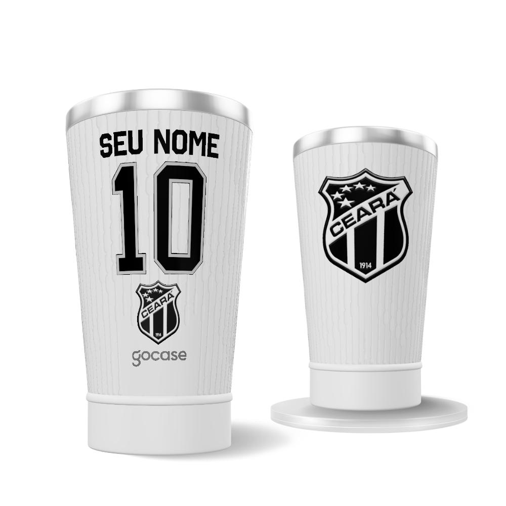 Copo Térmico Cerveja + Ebook - Ceará - Uniforme 02 2026 - Personalizado