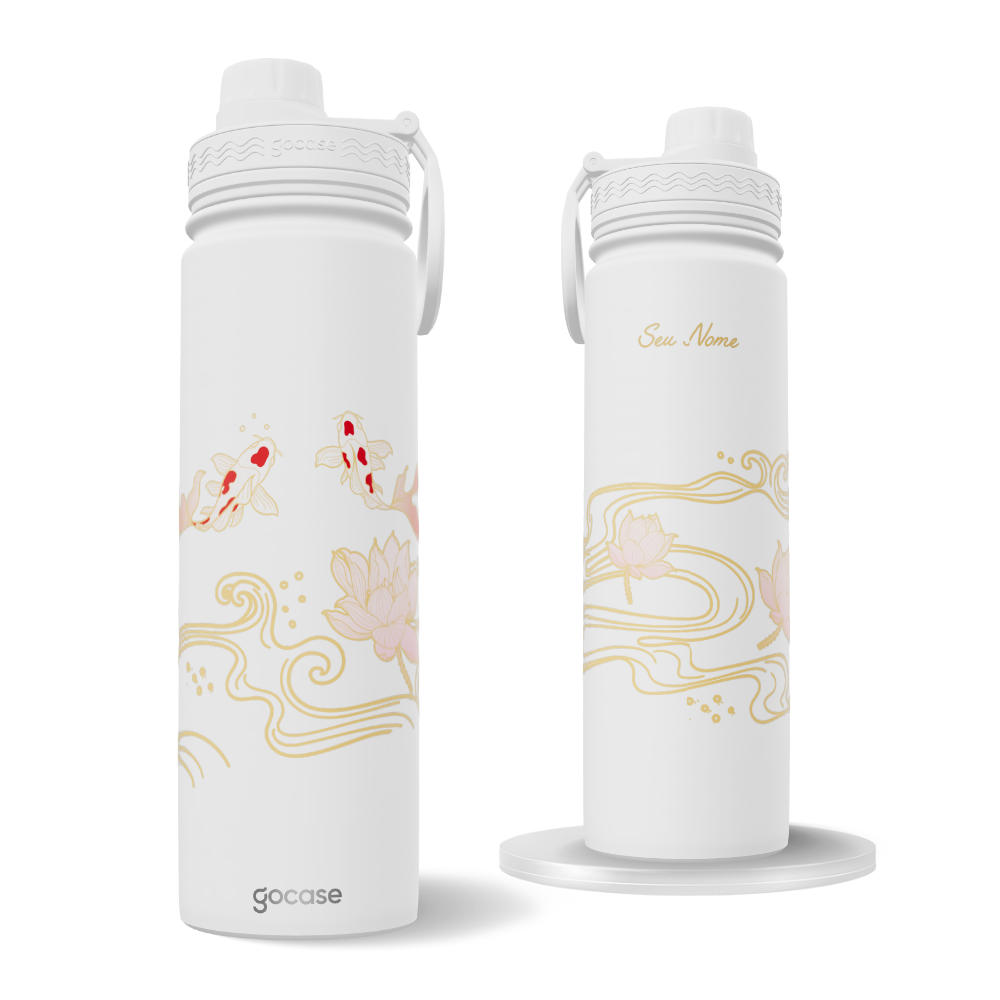 Garrafa Térmica Fresh + Ebook - Luxury Lake Oriental