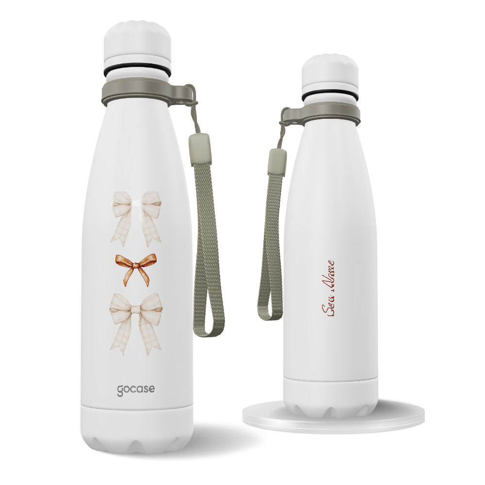 Garrafa Térmica Urban + Ebook -  Minimal Laços de Outono