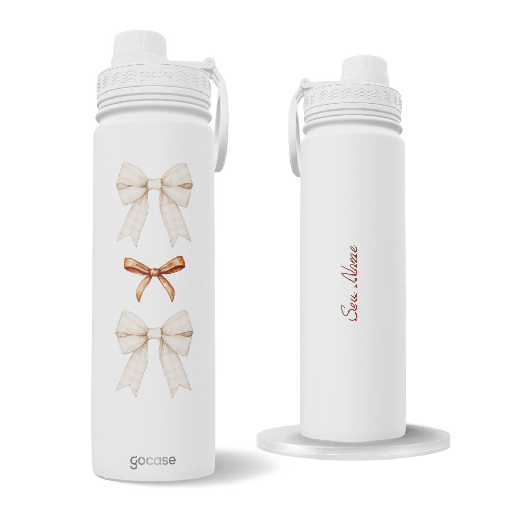 Garrafa Térmica Fresh -  Minimal Laços de Outono