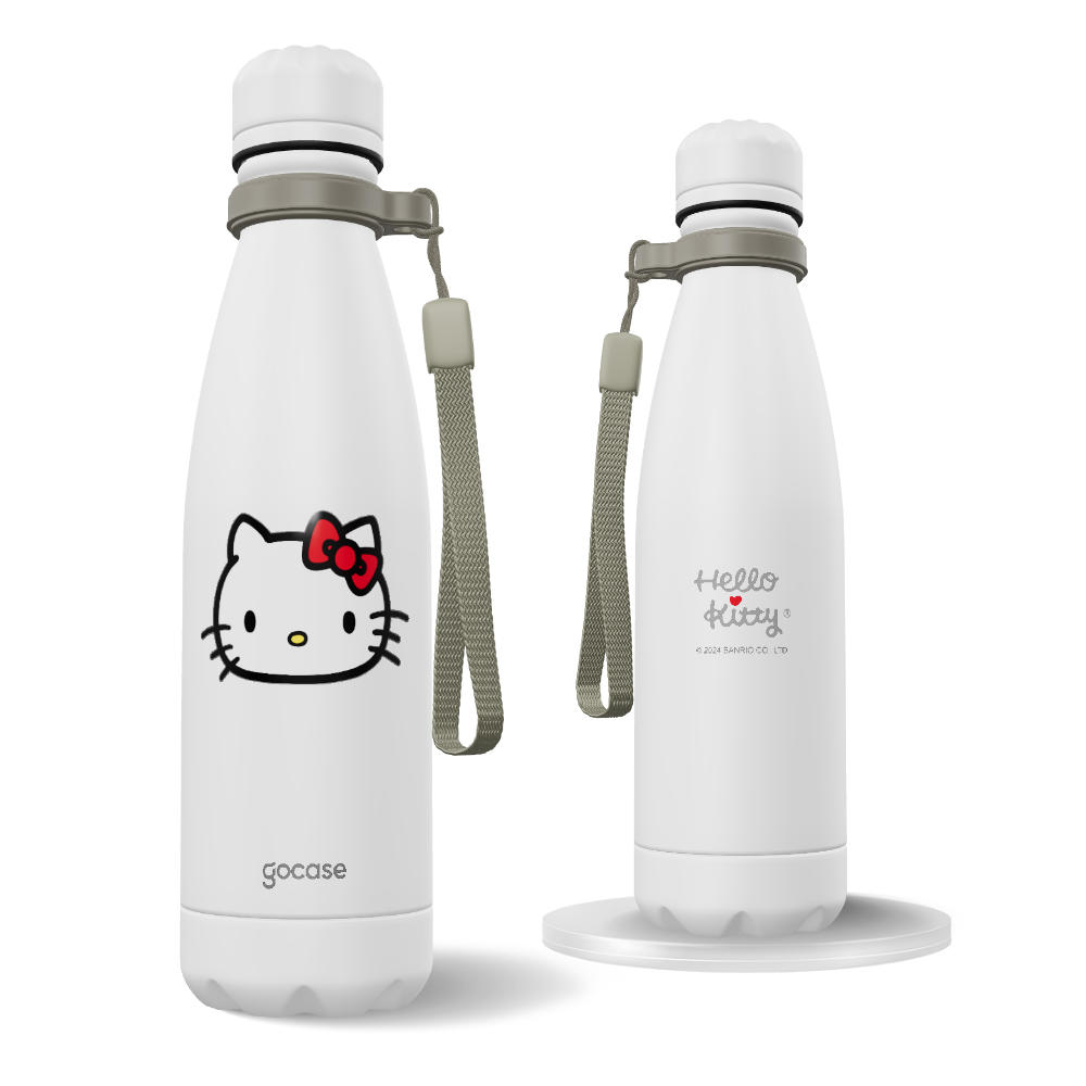 Garrafa Térmica Urban + Ebook - Hello Kitty - Minimalista Bold