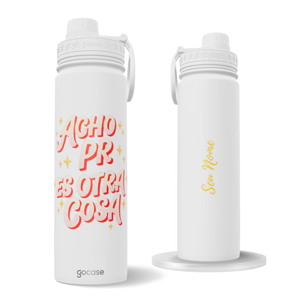 Garrafa Térmica Fresh + Ebook - Acho Pr Es Otra Cosa