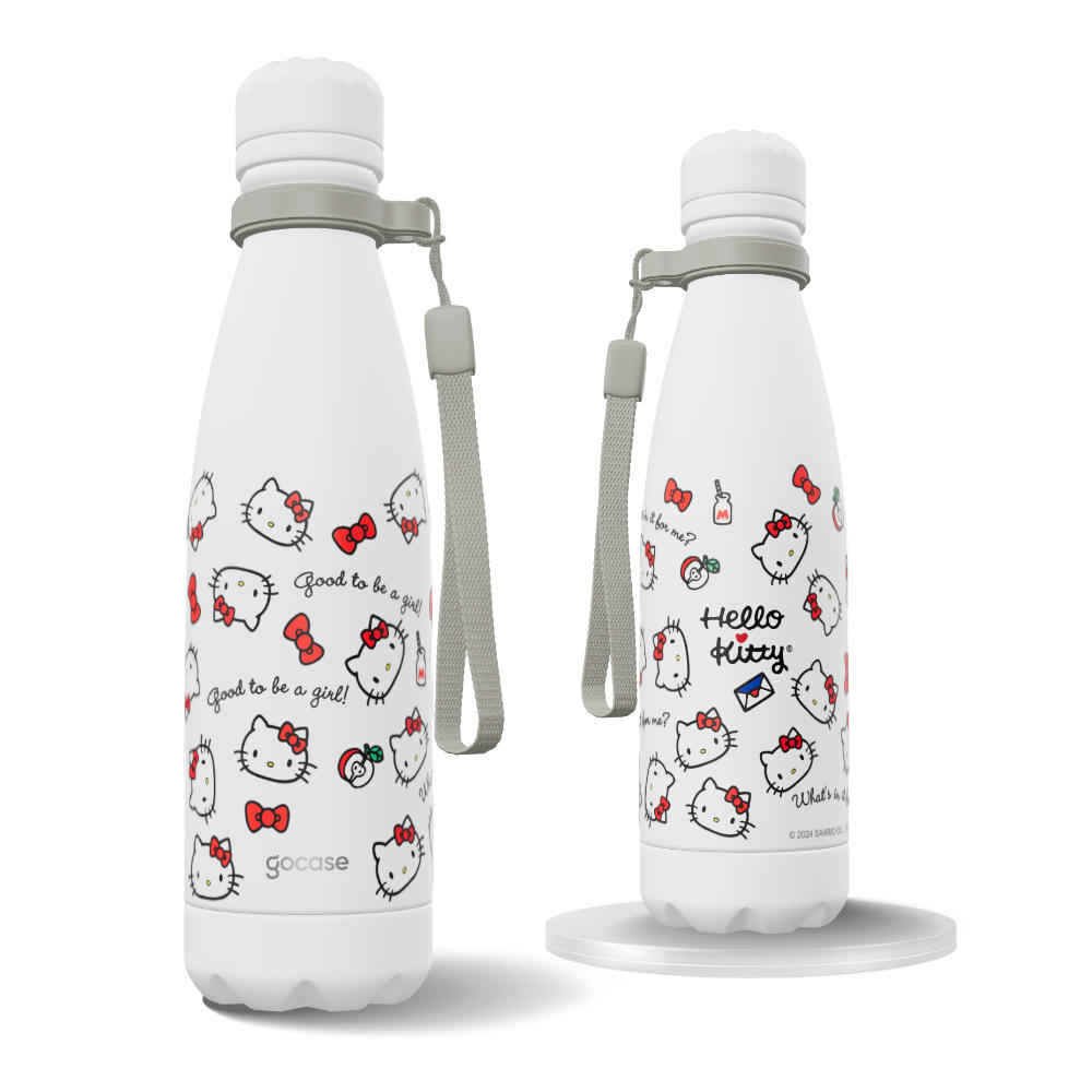 Garrafa Térmica Urban + Ebook - Hello Kitty - Good to be a girl