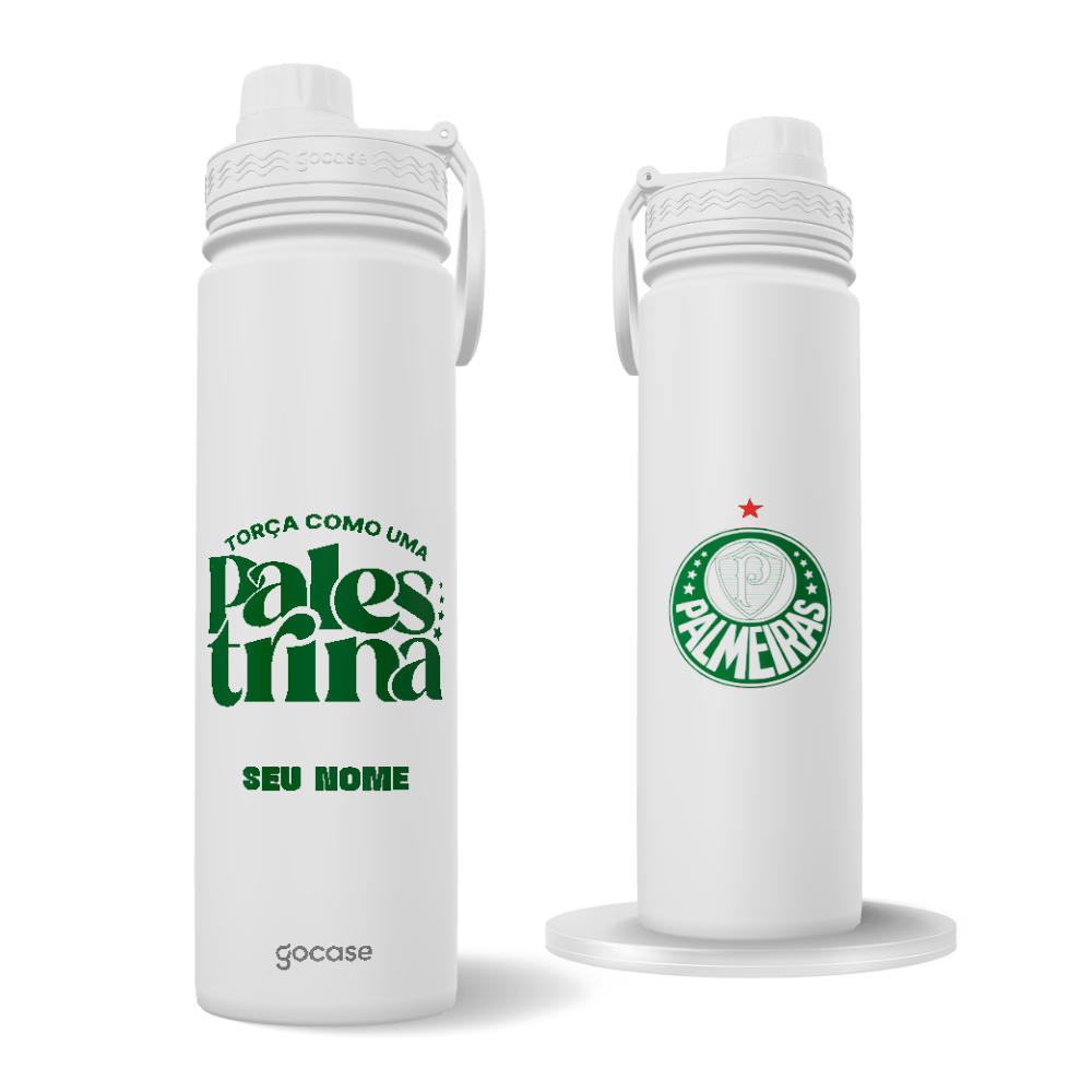 Garrafa Térmica Fresh + Ebook - Palmeiras - Torça como uma Palestrina Garrafa Térmica Fresh + Ebook - Palmeiras - Torça como uma Palestrina