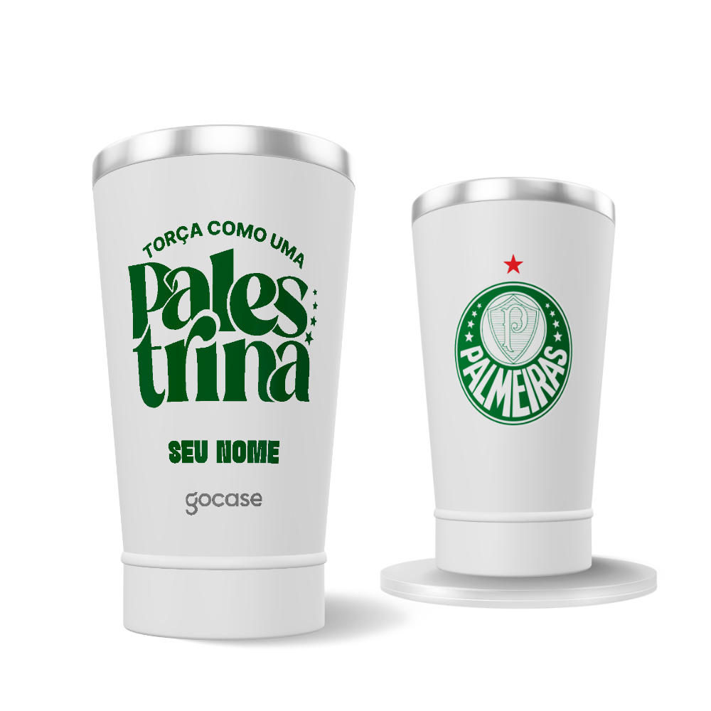 Copo Térmico Cerveja - Palmeiras - Torça como uma Palestrina