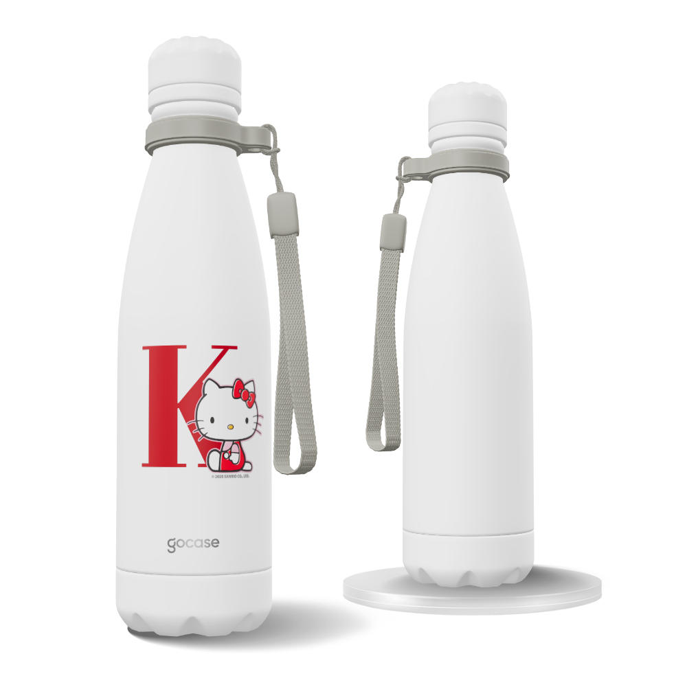 Garrafa Térmica Urban + Ebook - Hello Kitty - Inicial