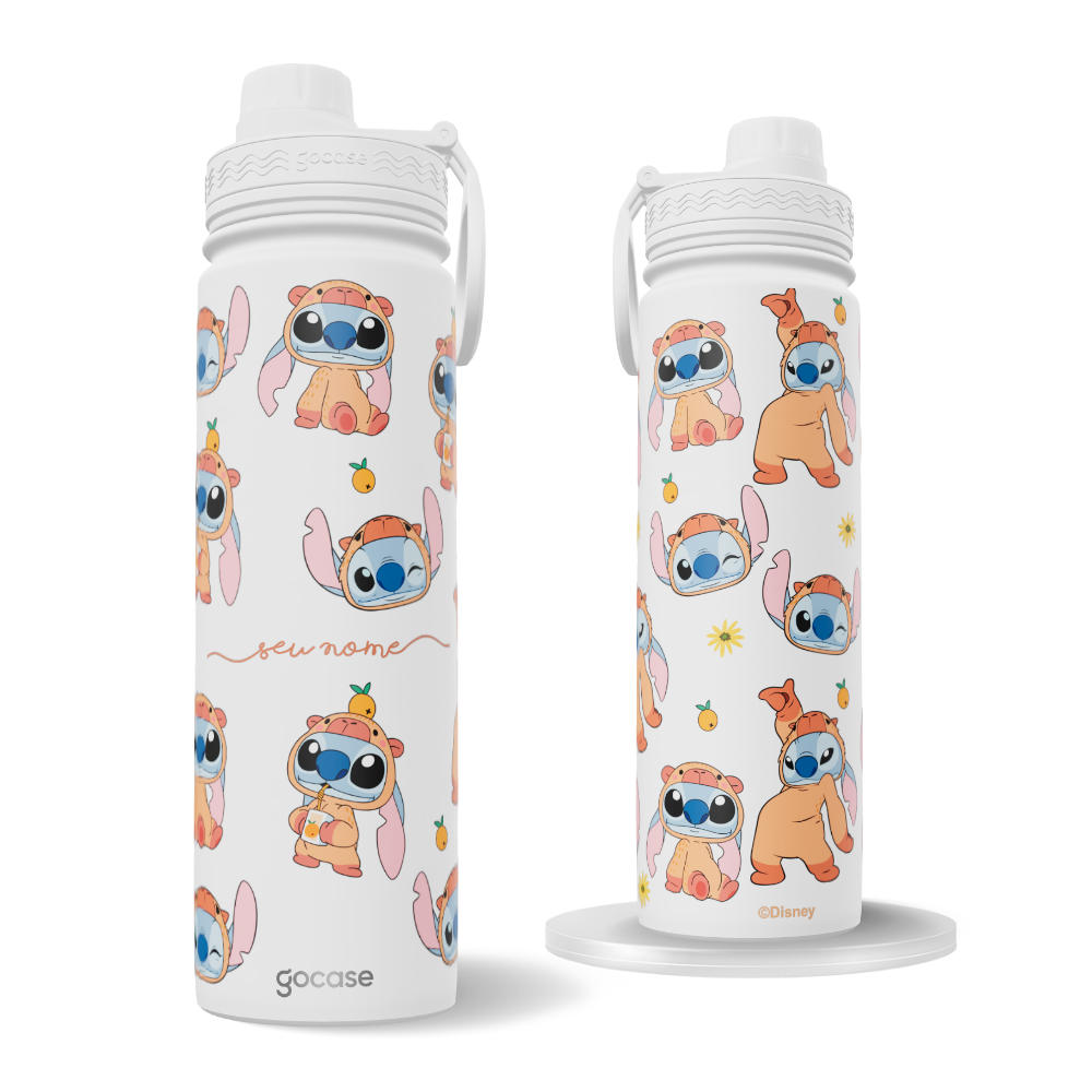 Garrafa Térmica Fresh + Ebook - Sunny Capy Stitch