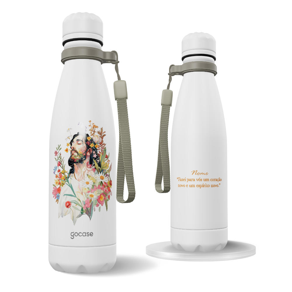 Garrafa Térmica Urban + Ebook - Jesus - Espírito de Renovação