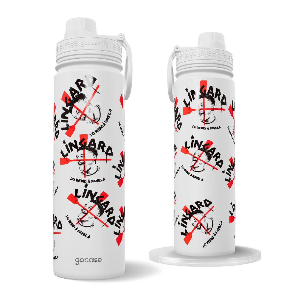 Garrafa Térmica Fresh + Ebook - Corinthians - Lingard Pattern