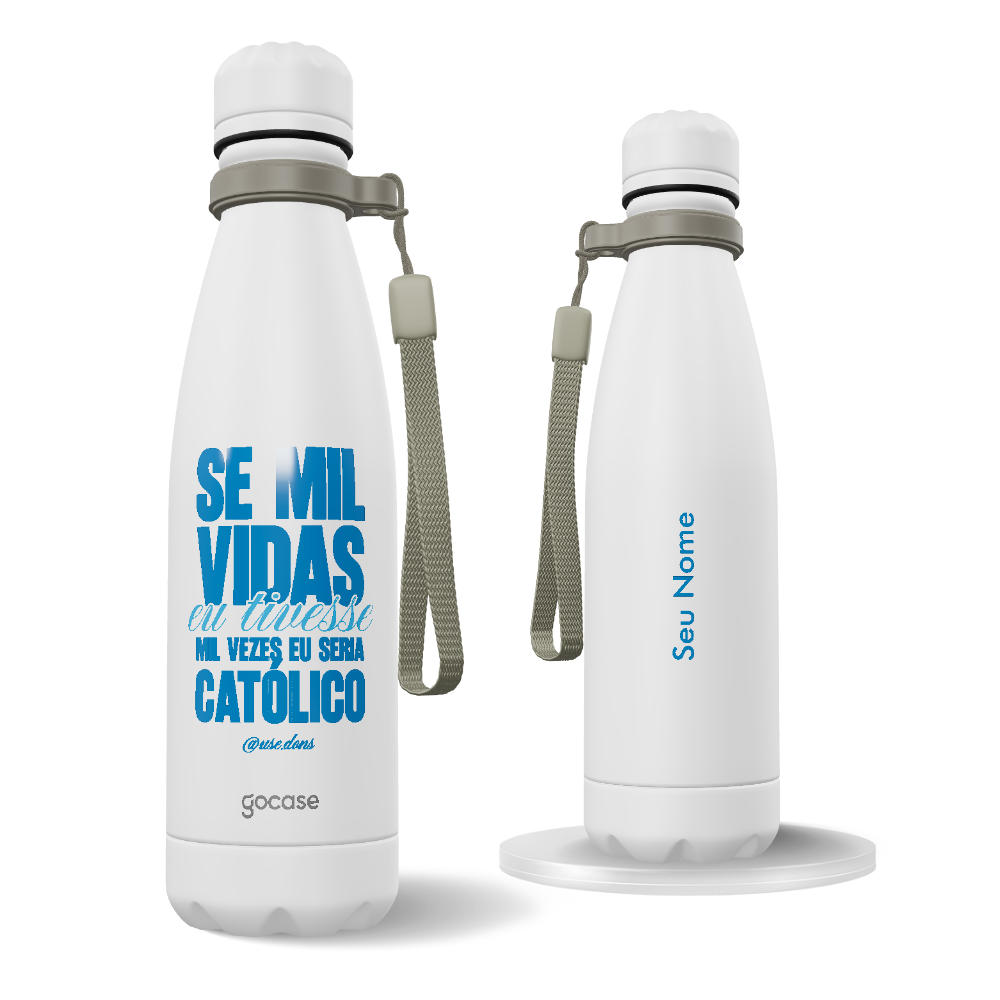 Garrafa Térmica Urban + Ebook - Use Dons - Mil Vidas