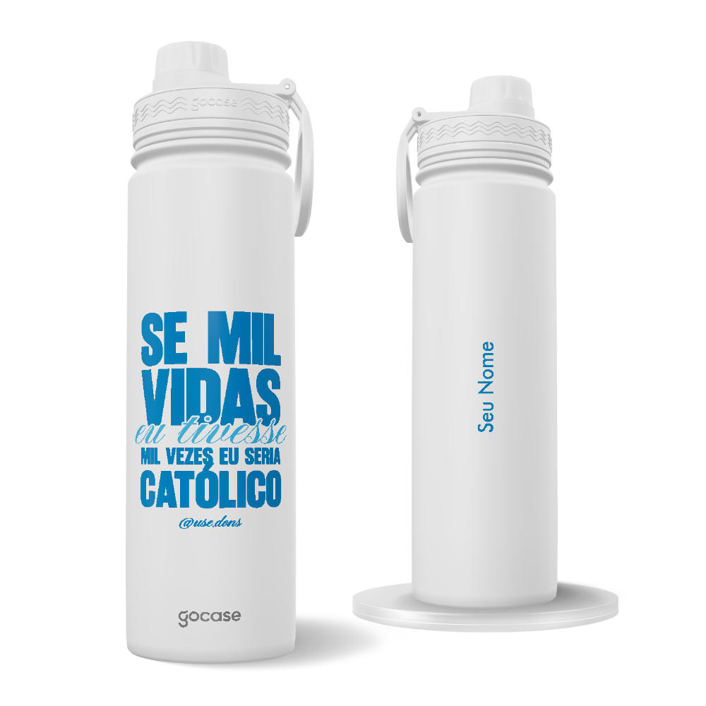 Garrafa Térmica Fresh + Ebook - Use Dons - Mil Vidas