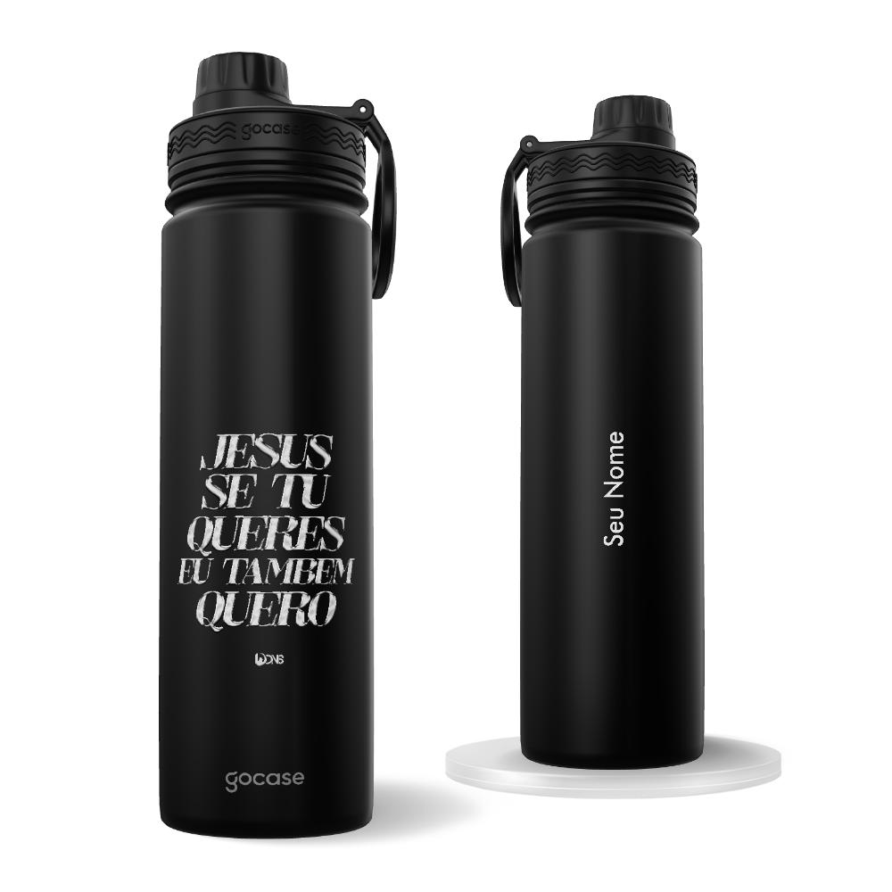 Garrafa Térmica Fresh - Use Dons - Jesus se tu queres