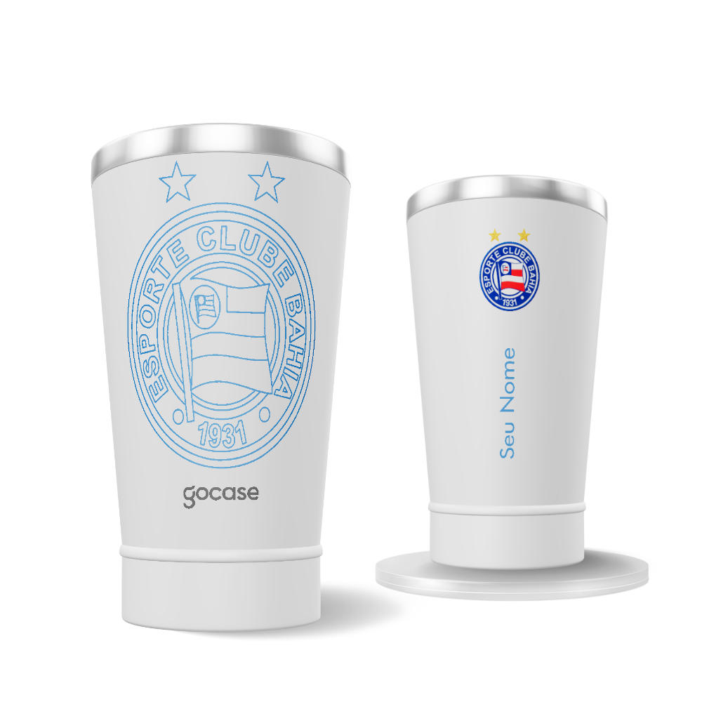Copo Térmico Cerveja - Bahia - Outline Escudos
