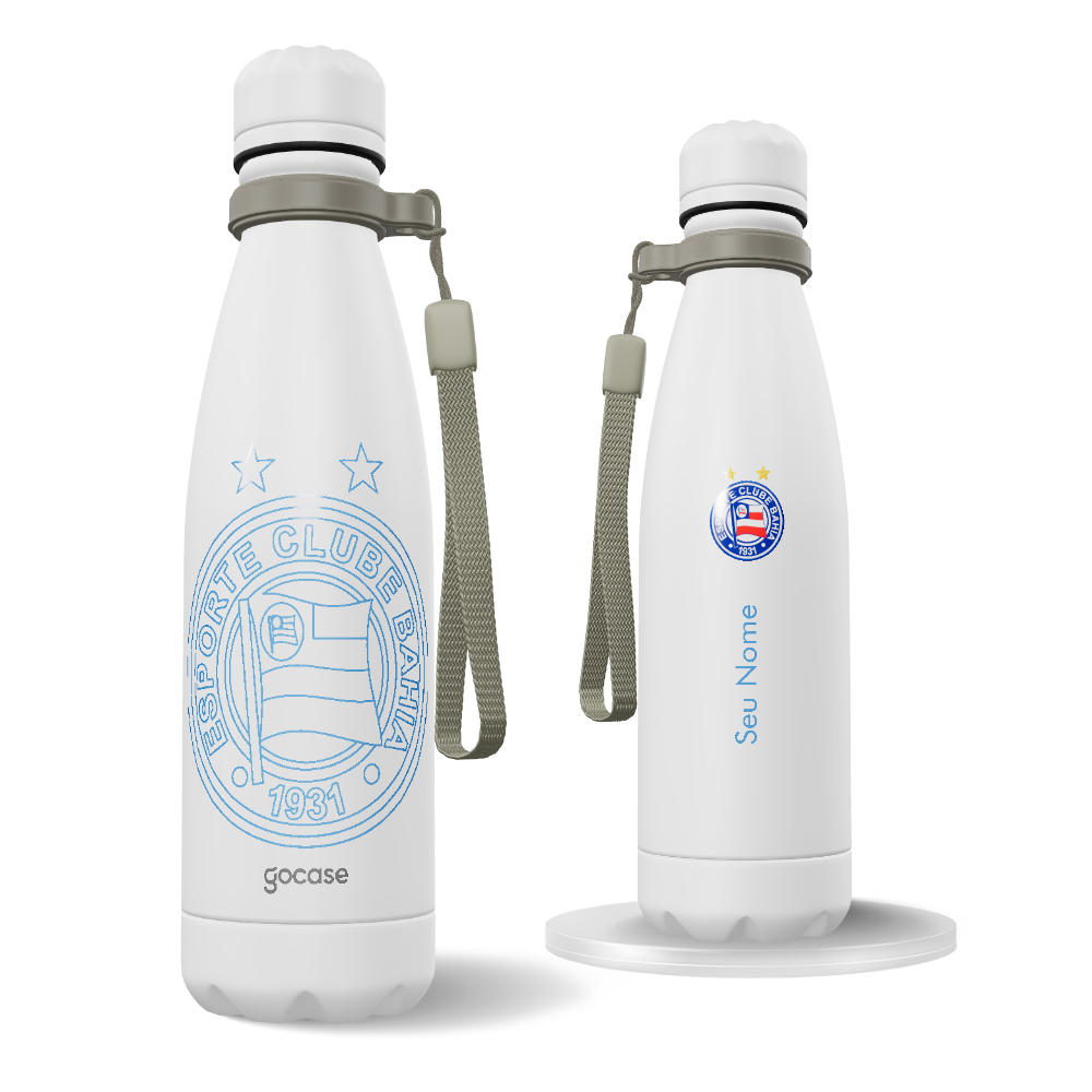 Garrafa Térmica Urban + Ebook - Bahia - Outline Escudos