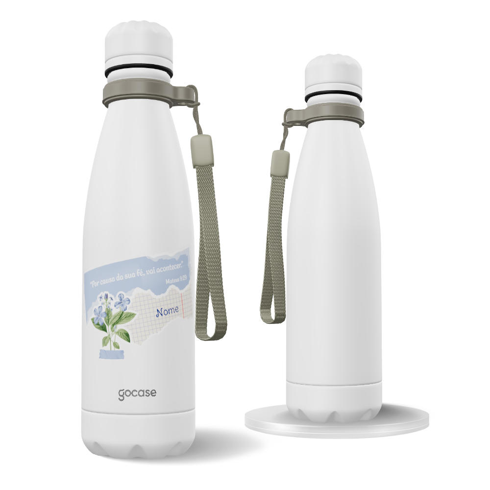 Garrafa Térmica Urban + Ebook - Por Causa da Fé