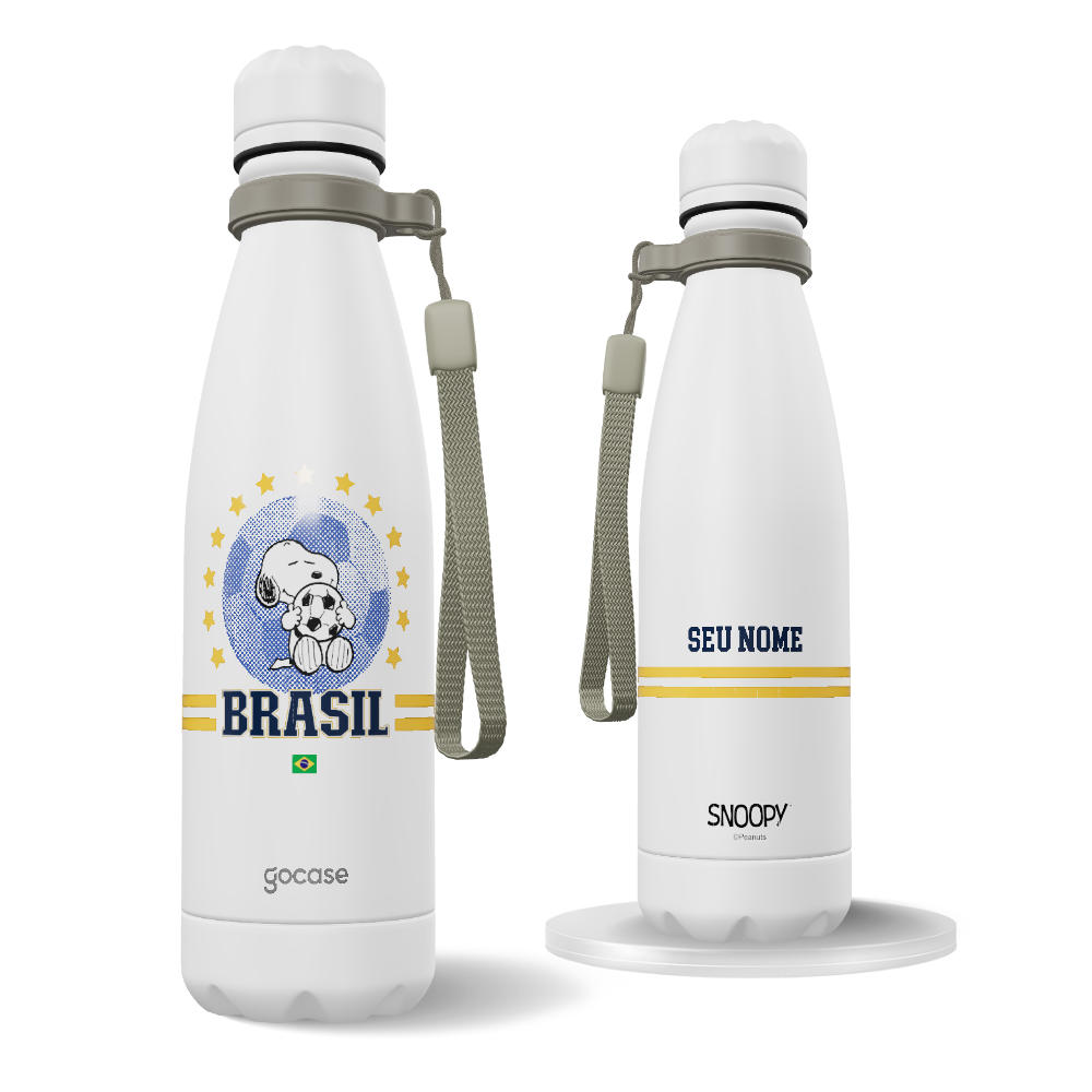 Garrafa Térmica Urban + Ebook - Snoopy - Brasil