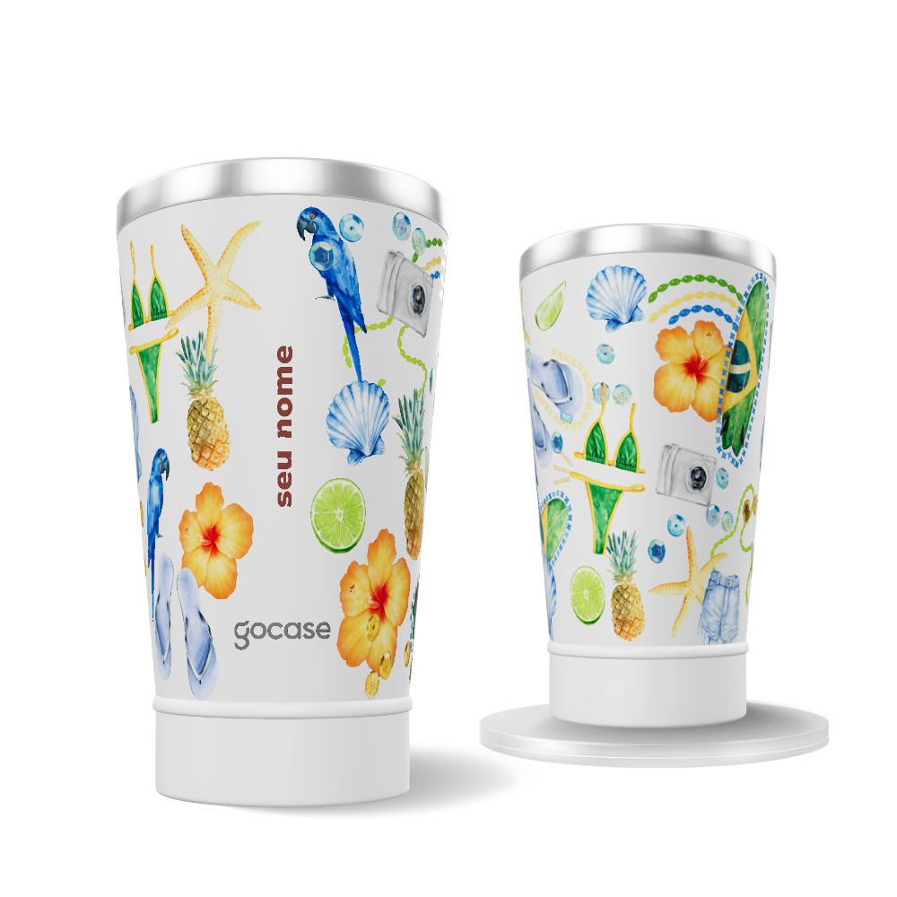 Copo Térmico + Ebook - Brazilian Girly Girl