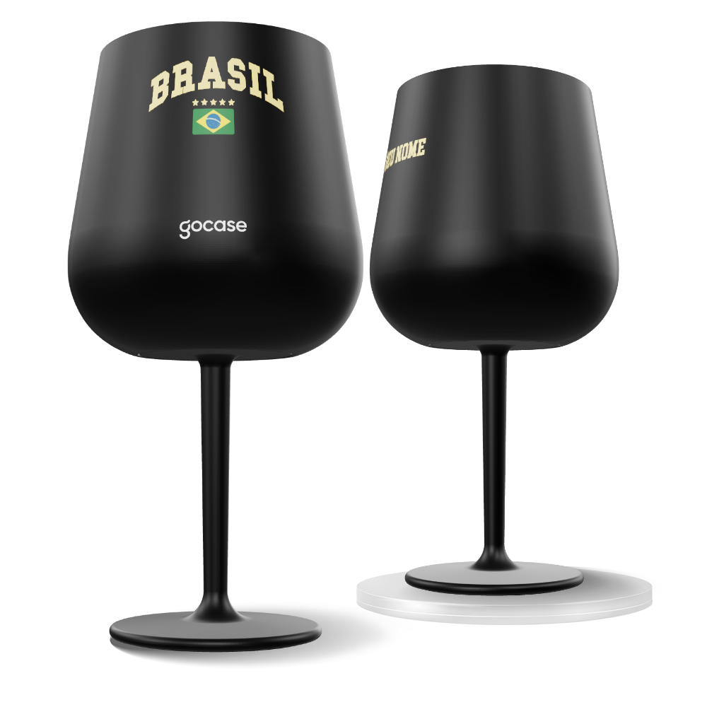 Taça Térmica Drink + Ebook - Brasil Blusa Retrô