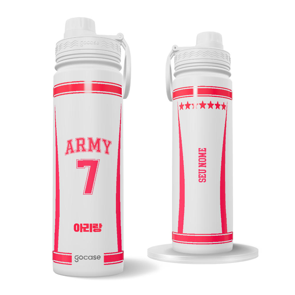 Garrafa Térmica Fresh + Ebook - Army's Jersey
