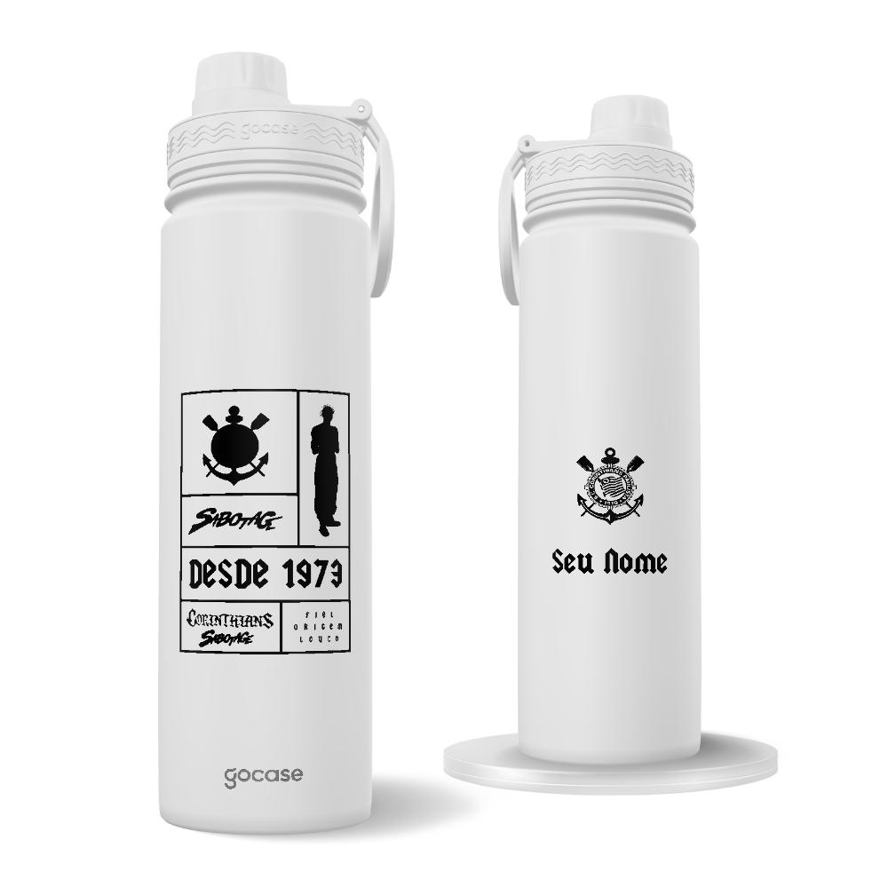 Garrafa Térmica Fresh + Ebook - Corinthians - Sabotage Grid