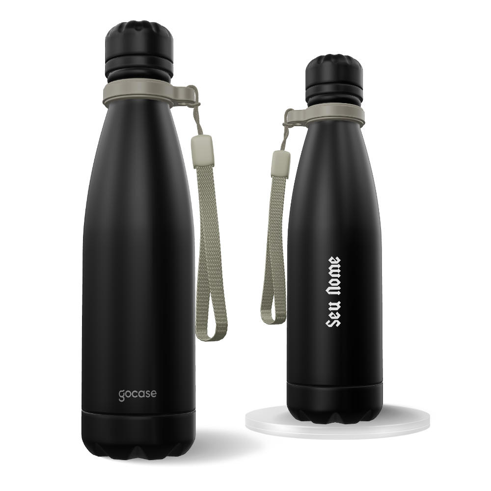 Garrafa Térmica Urban + Ebook - Corinthians - Sabotage Pattern