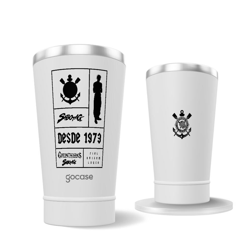 Copo Térmico Cerveja + Ebook - Corinthians - Sabotage Grid