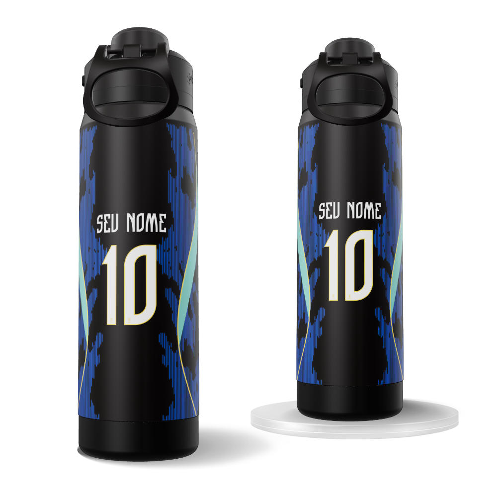 Garrafa Térmica Flip Pro - CBF - Uniforme 2 Personalizado - 2026