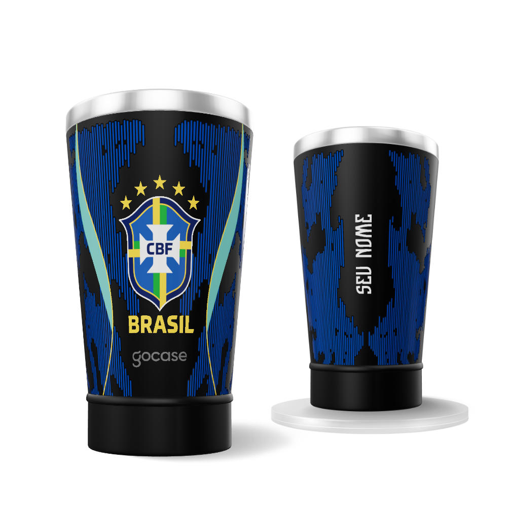 Copo Térmico Cerveja  - CBF - Uniforme 2 Escudo - 2026