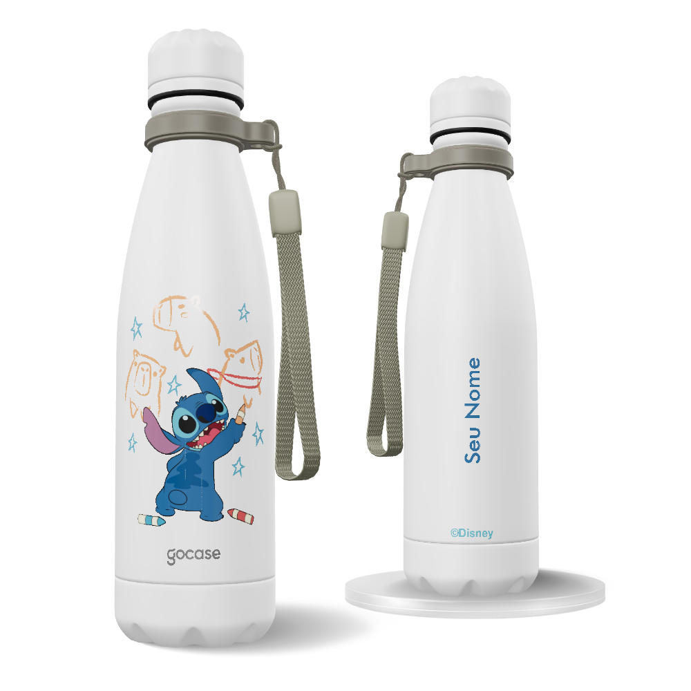 Garrafa Térmica Urban + Ebook - Capy Doodle Club