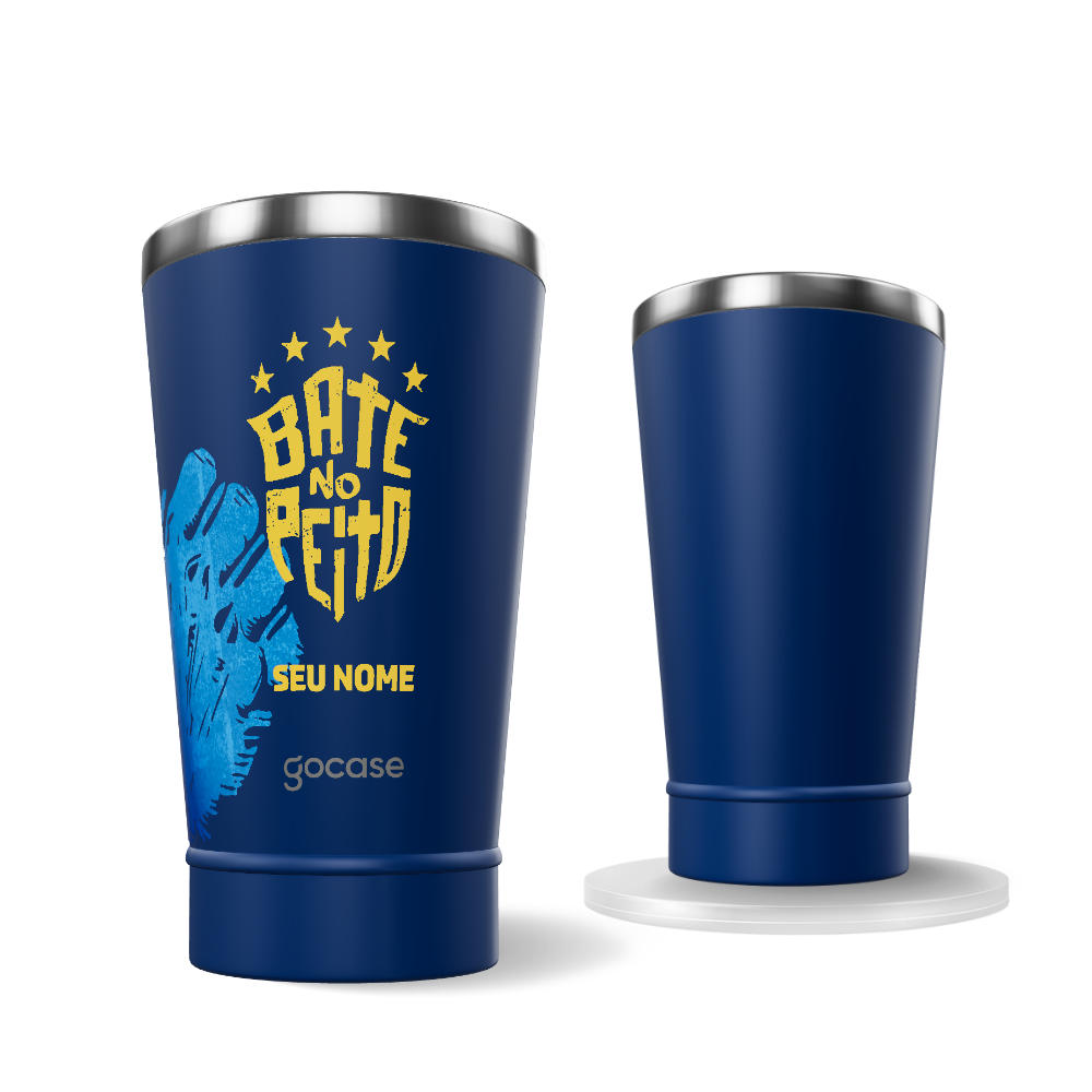 Copo Térmico Cerveja + Ebook - CBF - Bate no Peito