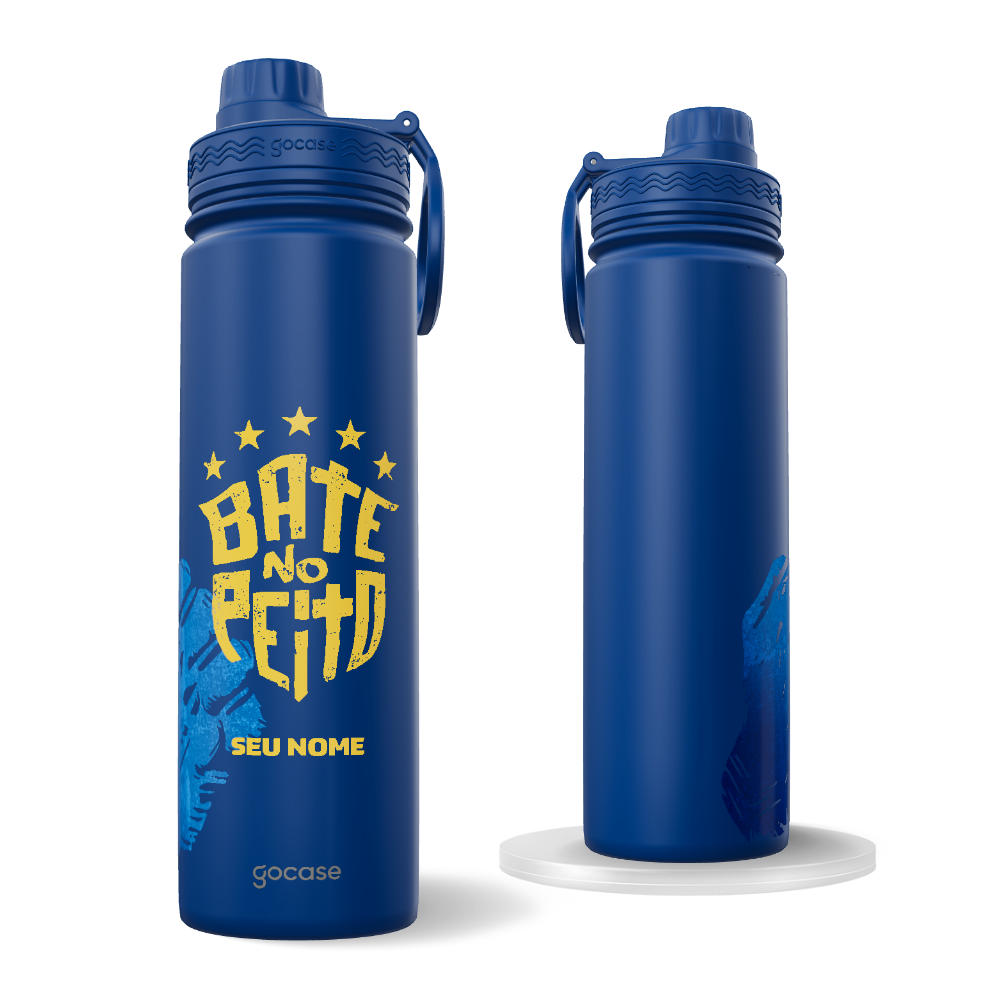 Garrafa Térmica Fresh + Ebook - CBF - Bate no Peito