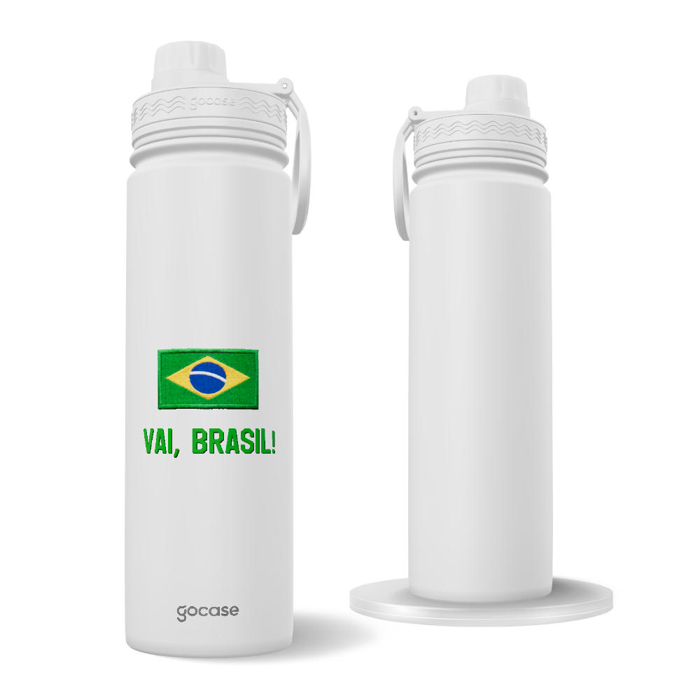 Garrafa Térmica Fresh + Ebook - Vai Brasil 1