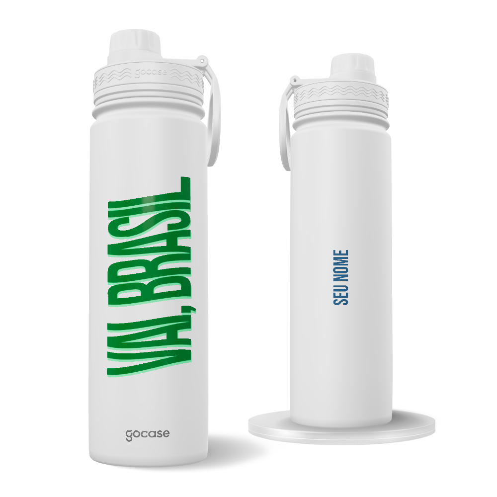 Garrafa Térmica Fresh - Vai Brasil Grande