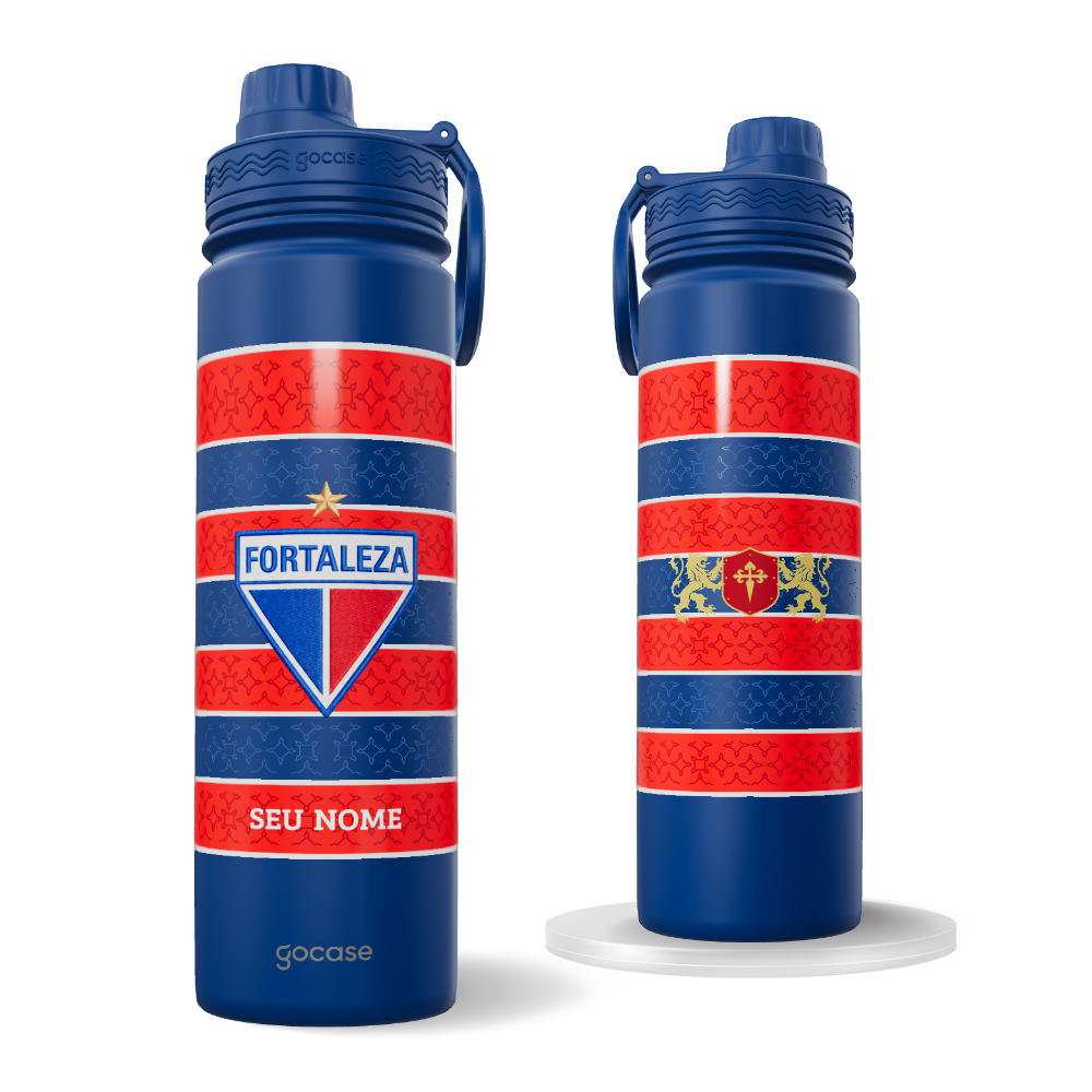 Garrafa Térmica Fresh + Ebook - Fortaleza - Tradição 2026 Escudo