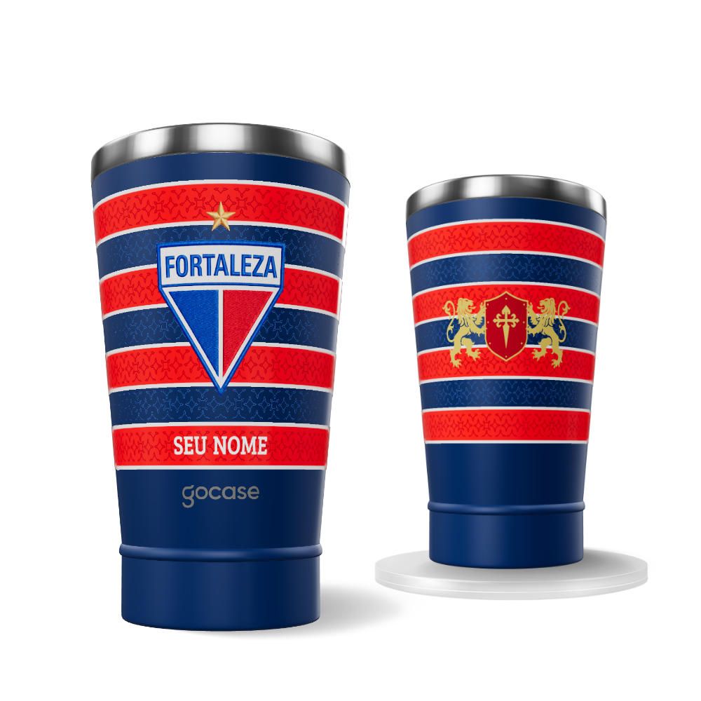 Copo Térmico Cerveja + Ebook - Fortaleza - Tradição 2026 Escudo