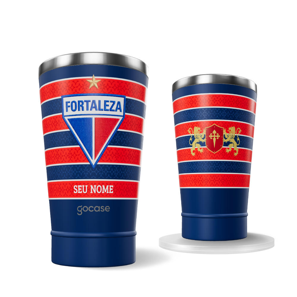 Copo Térmico Cerveja + Ebook - Fortaleza - Tradição 2026 Escudo