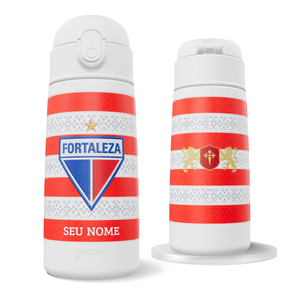 Garrafa Térmica Fun + Ebook - Fortaleza - Tradição 2026 Escudo