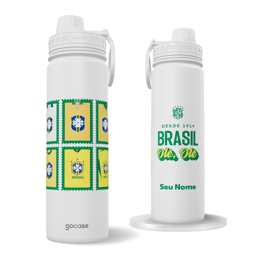 Garrafa Térmica Fresh - CBF - Camisas Históricas