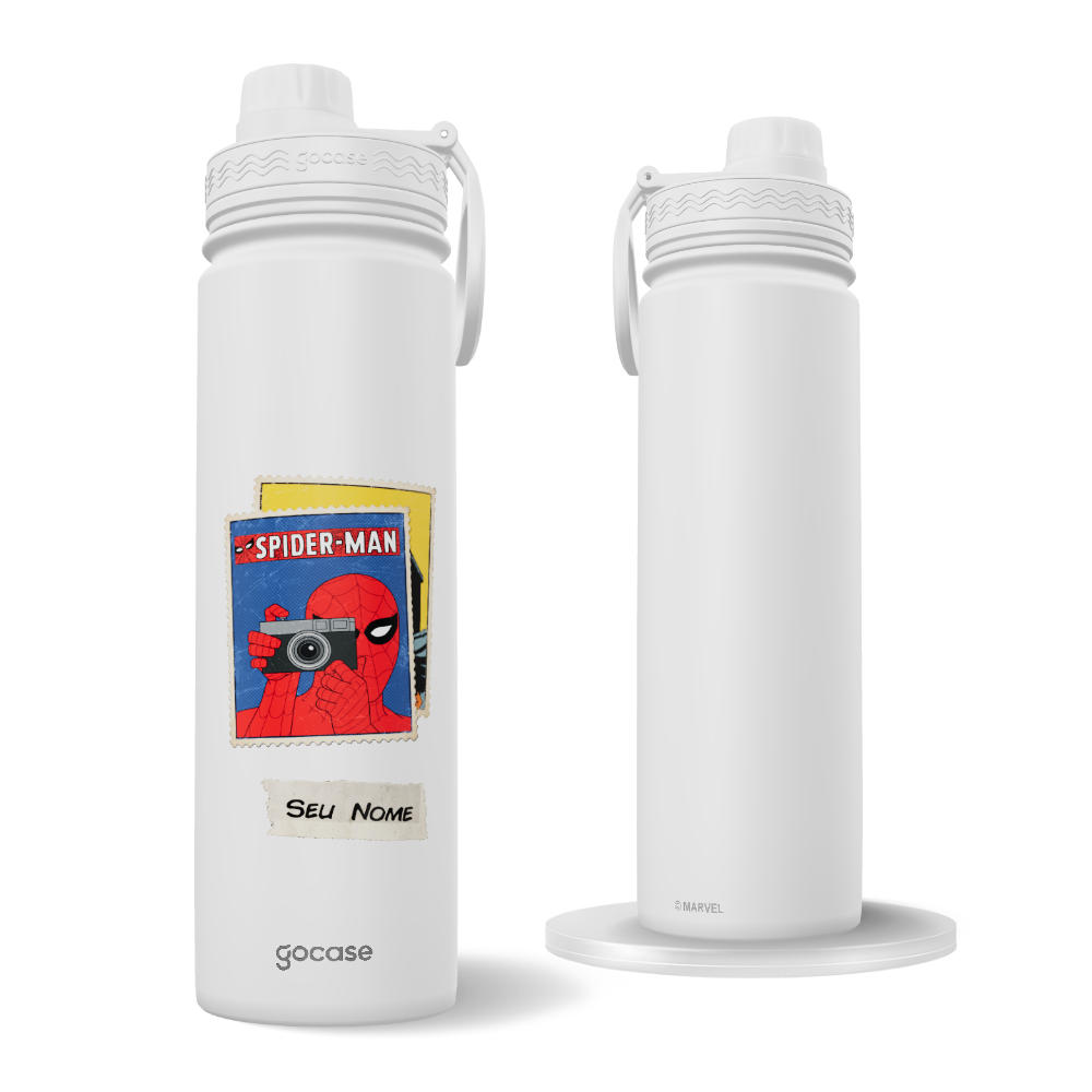 Garrafa Térmica Fresh - Homem-Aranha - Selos