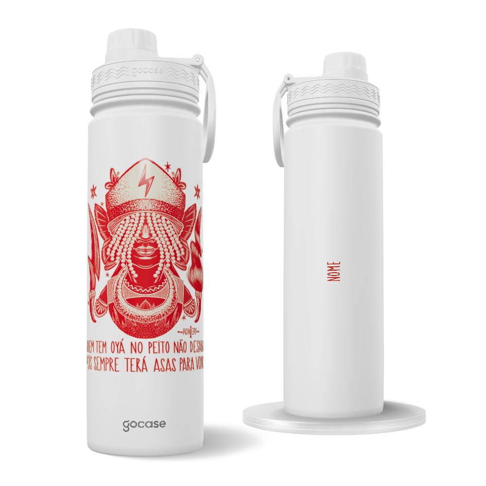 Garrafa Térmica Fresh - Axé em Xilo - Iansã